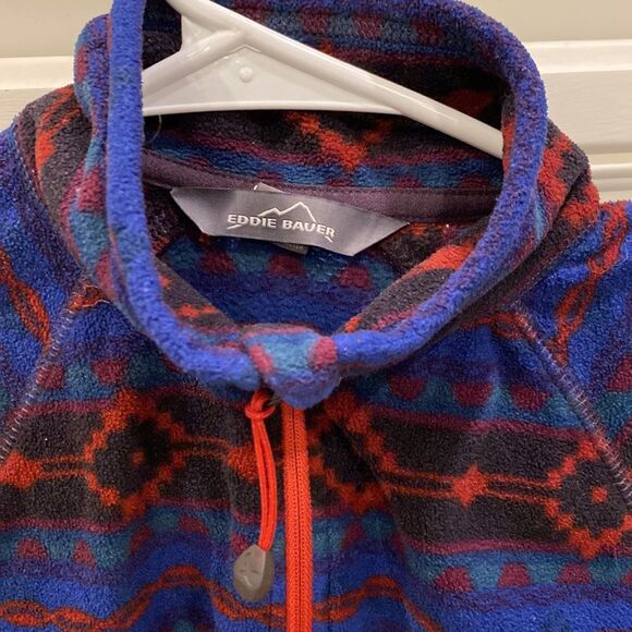 Eddie Bauer Southwest Aztec Quest 1/4 Zip Fleece Size Small Women’s - Picture 3 of 8